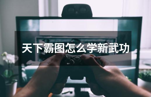 天下霸图怎么学新武功-第1张-游戏信息-龙启网