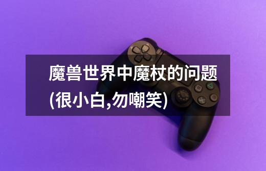 魔兽世界中魔杖的问题(很小白,勿嘲笑)-第1张-游戏信息-龙启网