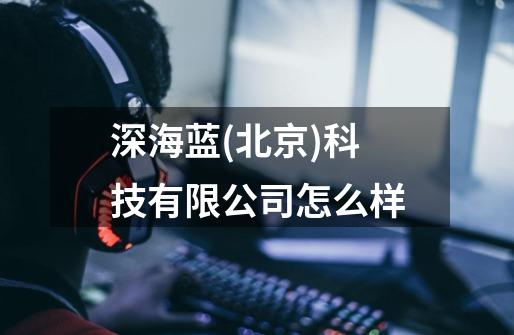 深海蓝(北京)科技有限公司怎么样-第1张-游戏信息-龙启网