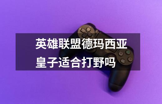 英雄联盟德玛西亚皇子适合打野吗-第1张-游戏信息-龙启网