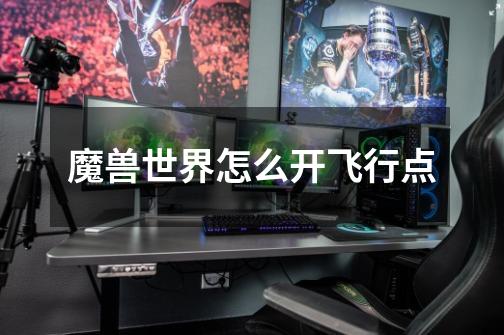 魔兽世界怎么开飞行点-第1张-游戏信息-龙启网
