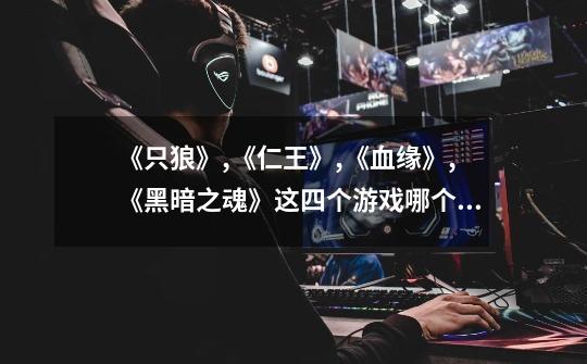 《只狼》,《仁王》,《血缘》,《黑暗之魂》这四个游戏哪个耐玩度高一点-第1张-游戏信息-龙启网