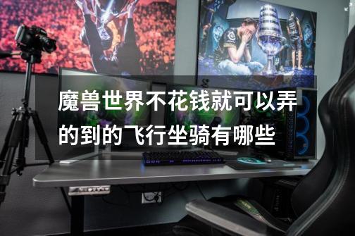 魔兽世界不花钱就可以弄的到的飞行坐骑有哪些-第1张-游戏信息-龙启网