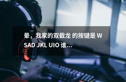 晕，我家的双截龙 的按键是 WSAD JKL UIO 谁能告诉下这怎么按-第1张-游戏信息-龙启网