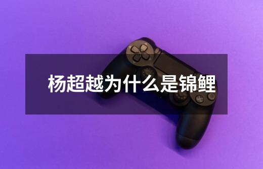 杨超越为什么是锦鲤-第1张-游戏信息-龙启网