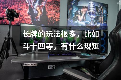 长牌的玩法很多,比如斗十四等,有什么规矩-第1张-游戏信息-龙启网