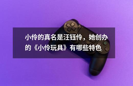 小伶的真名是汪钰伶,她创办的《小伶玩具》有哪些特色-第1张-游戏信息-龙启网