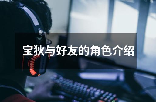 宝狄与好友的角色介绍-第1张-游戏信息-龙启网