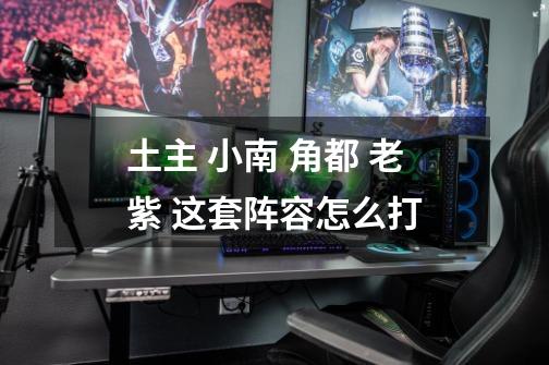 土主 小南 角都 老紫 这套阵容怎么打-第1张-游戏信息-龙启网