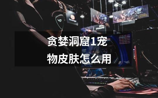 贪婪洞窟1宠物皮肤怎么用-第1张-游戏信息-龙启网
