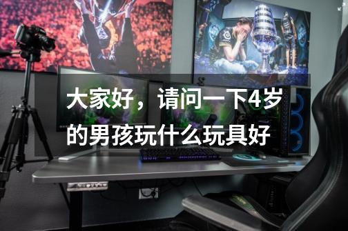 大家好,请问一下4岁的男孩玩什么玩具好-第1张-游戏信息-龙启网