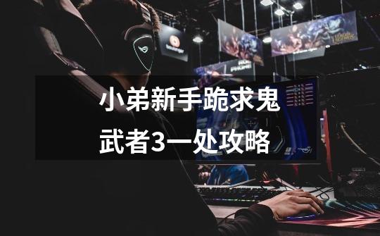 小弟新手跪求鬼武者3一处攻略-第1张-游戏信息-龙启网