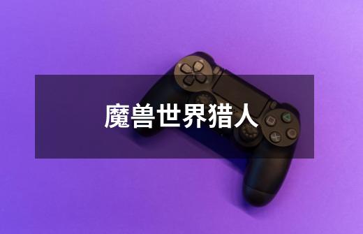 魔兽世界猎人-第1张-游戏信息-龙启网