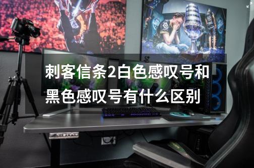刺客信条2白色感叹号和黑色感叹号有什么区别-第1张-游戏信息-龙启网