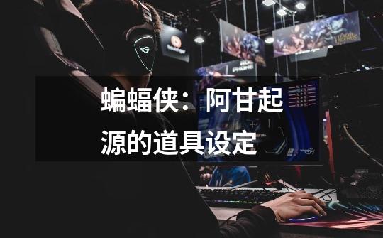 蝙蝠侠:阿甘起源的道具设定-第1张-游戏信息-龙启网