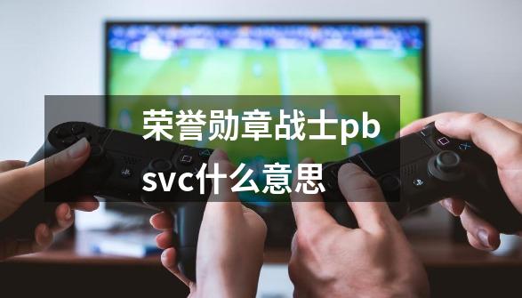 荣誉勋章战士pbsvc什么意思-第1张-游戏信息-龙启网
