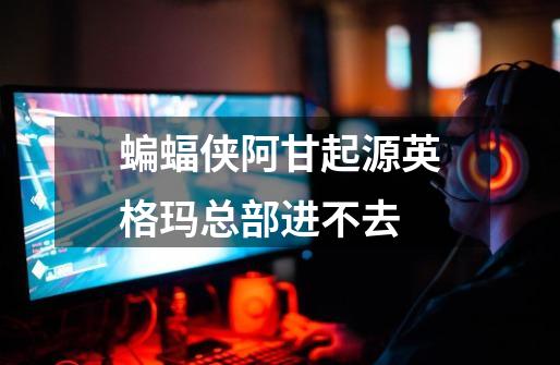 蝙蝠侠阿甘起源英格玛总部进不去-第1张-游戏信息-龙启网