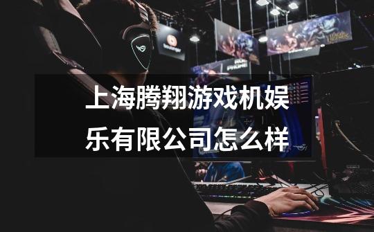 上海腾翔游戏机娱乐有限公司怎么样-第1张-游戏信息-龙启网