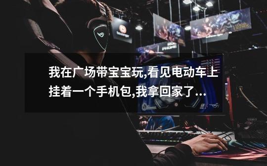 我在广场带宝宝玩,看见电动车上挂着一个手机包,我拿回家了,算什么违法-第1张-游戏信息-龙启网