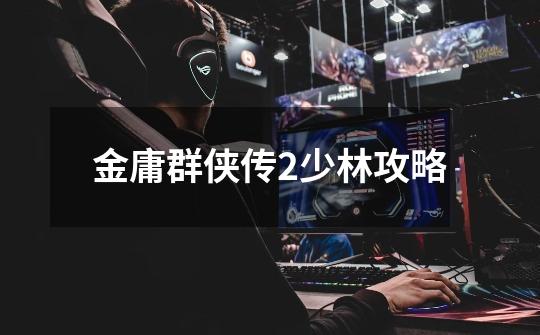 金庸群侠传2少林攻略-第1张-游戏信息-龙启网