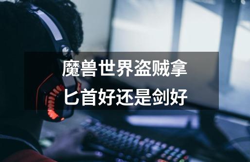 魔兽世界盗贼拿匕首好还是剑好-第1张-游戏信息-龙启网