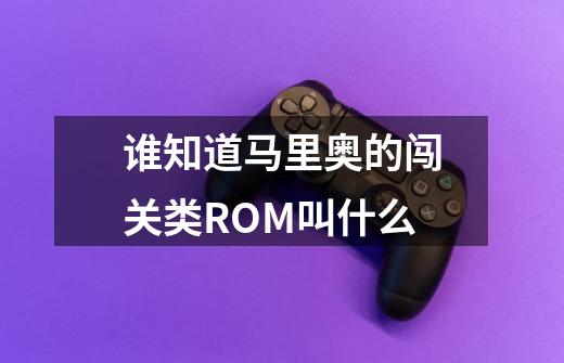 谁知道马里奥的闯关类ROM叫什么-第1张-游戏信息-龙启网