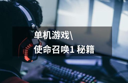 单机游戏\使命召唤1 秘籍-第1张-游戏信息-龙启网