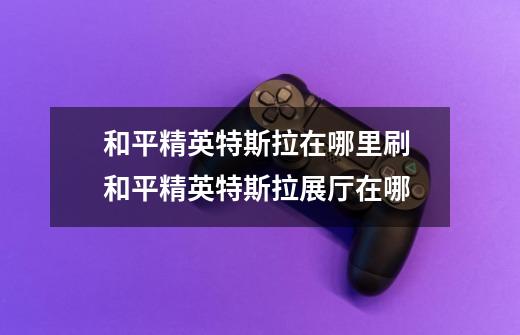 和平精英特斯拉在哪里刷 和平精英特斯拉展厅在哪-第1张-游戏信息-龙启网