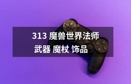 3.1.3 魔兽世界法师 武器 魔杖 饰品-第1张-游戏信息-龙启网