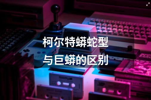 柯尔特蟒蛇型与巨蟒的区别-第1张-游戏信息-龙启网