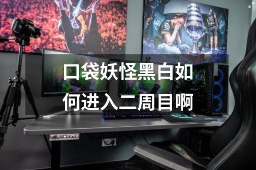 口袋妖怪黑白如何进入二周目啊-第1张-游戏信息-龙启网