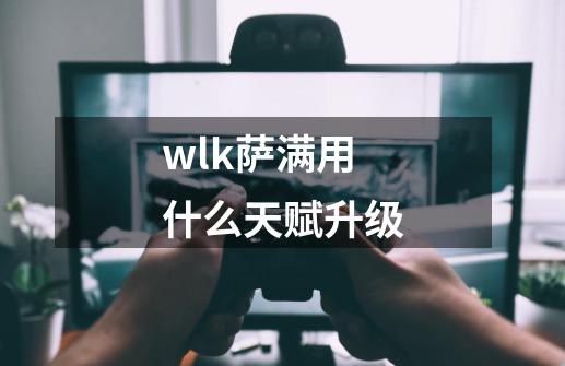 wlk萨满用什么天赋升级-第1张-游戏信息-龙启网