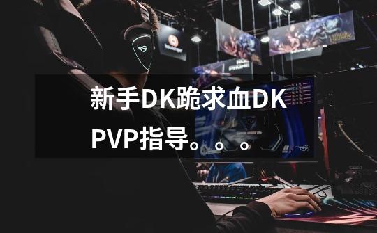 新手DK跪求血DKPVP指导。。。-第1张-游戏信息-龙启网
