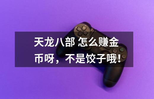 天龙八部 怎么赚金币呀，不是饺子哦！-第1张-游戏信息-龙启网