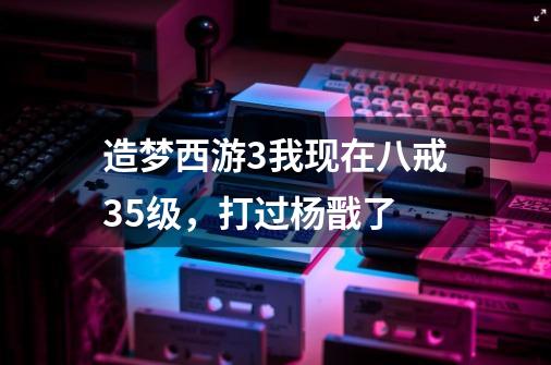 造梦西游3我现在八戒35级，打过杨戬了-第1张-游戏信息-龙启网