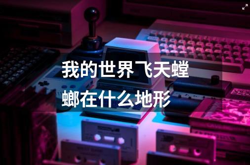 我的世界飞天螳螂在什么地形-第1张-游戏信息-龙启网