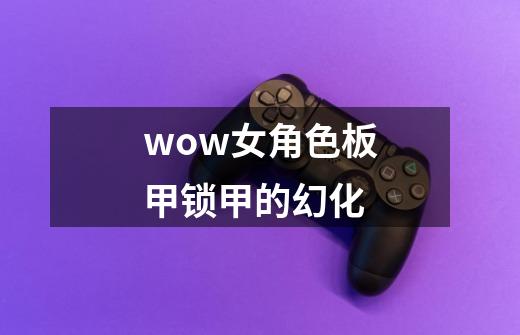 wow女角色板甲锁甲的幻化-第1张-游戏信息-龙启网