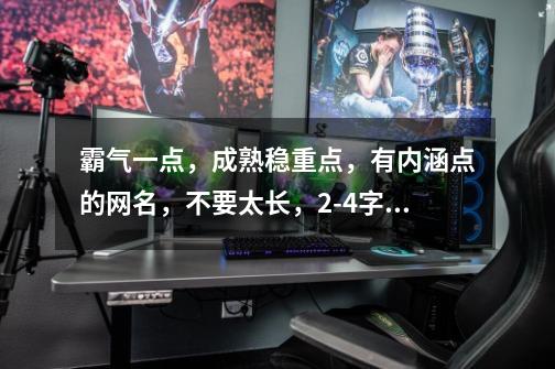 霸气一点,成熟稳重点,有内涵点的网名,不要太长,2-4字,满意另有追加财富值。谢谢了,求高人指点-第1张-游戏信息-龙启网