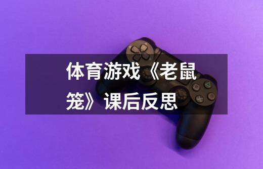 体育游戏《老鼠笼》课后反思-第1张-游戏信息-龙启网