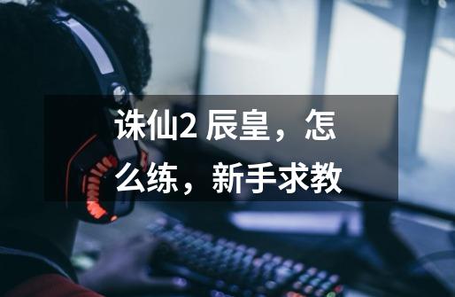 诛仙2 辰皇,怎么练,新手求教-第1张-游戏信息-龙启网