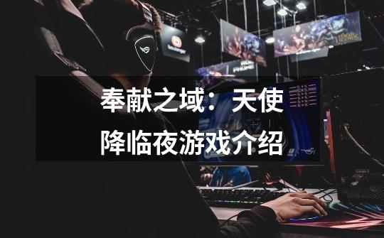 奉献之域:天使降临夜游戏介绍-第1张-游戏信息-龙启网
