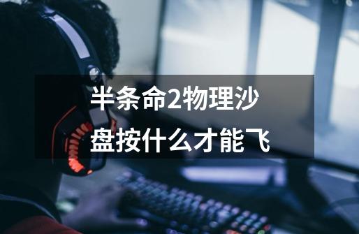 半条命2物理沙盘按什么才能飞-第1张-游戏信息-龙启网
