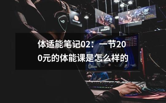 体适能笔记02:一节200元的体能课是怎么样的-第1张-游戏信息-龙启网