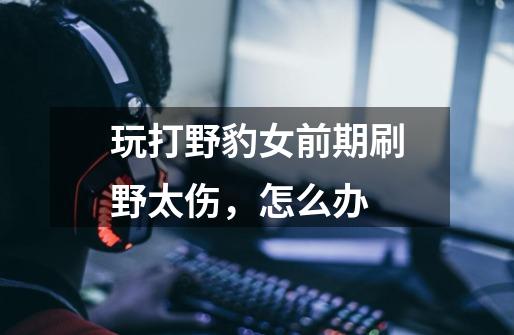 玩打野豹女前期刷野太伤，怎么办-第1张-游戏信息-龙启网