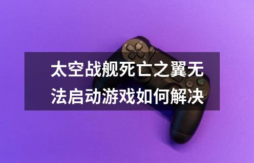 太空战舰死亡之翼无法启动游戏如何解决-第1张-游戏信息-龙启网