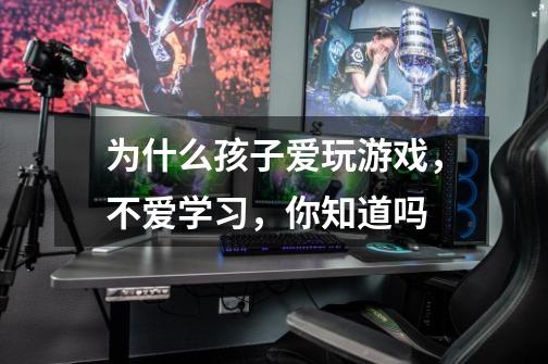 为什么孩子爱玩游戏，不爱学习，你知道吗-第1张-游戏信息-龙启网