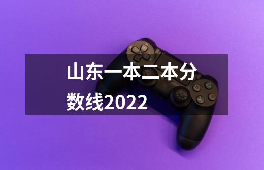 山东一本二本分数线2022-第1张-游戏信息-龙启网