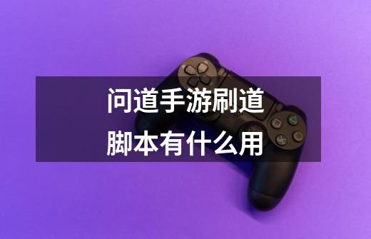 问道手游刷道脚本有什么用-第1张-游戏信息-龙启网