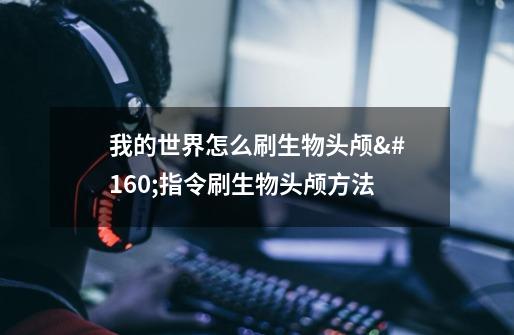 我的世界怎么刷生物头颅 指令刷生物头颅方法-第1张-游戏信息-龙启网