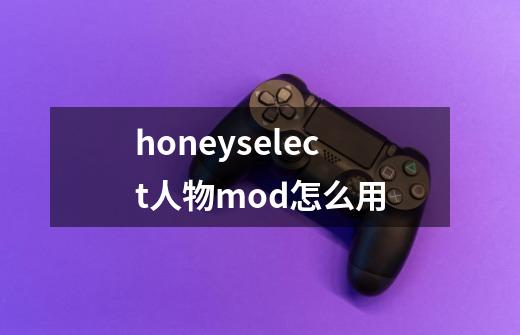 honeyselect人物mod怎么用-第1张-游戏信息-龙启网